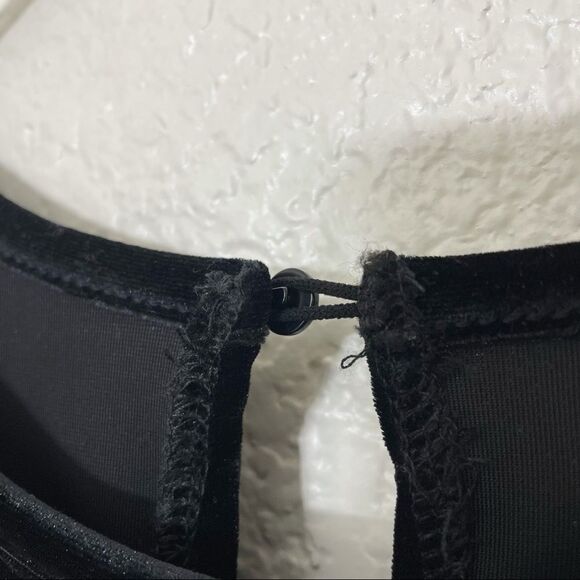 Junie Blake Tardis Black Velvet Dress With Black Tulle Skirt Goth Fairycore M - Picture 7 of 14